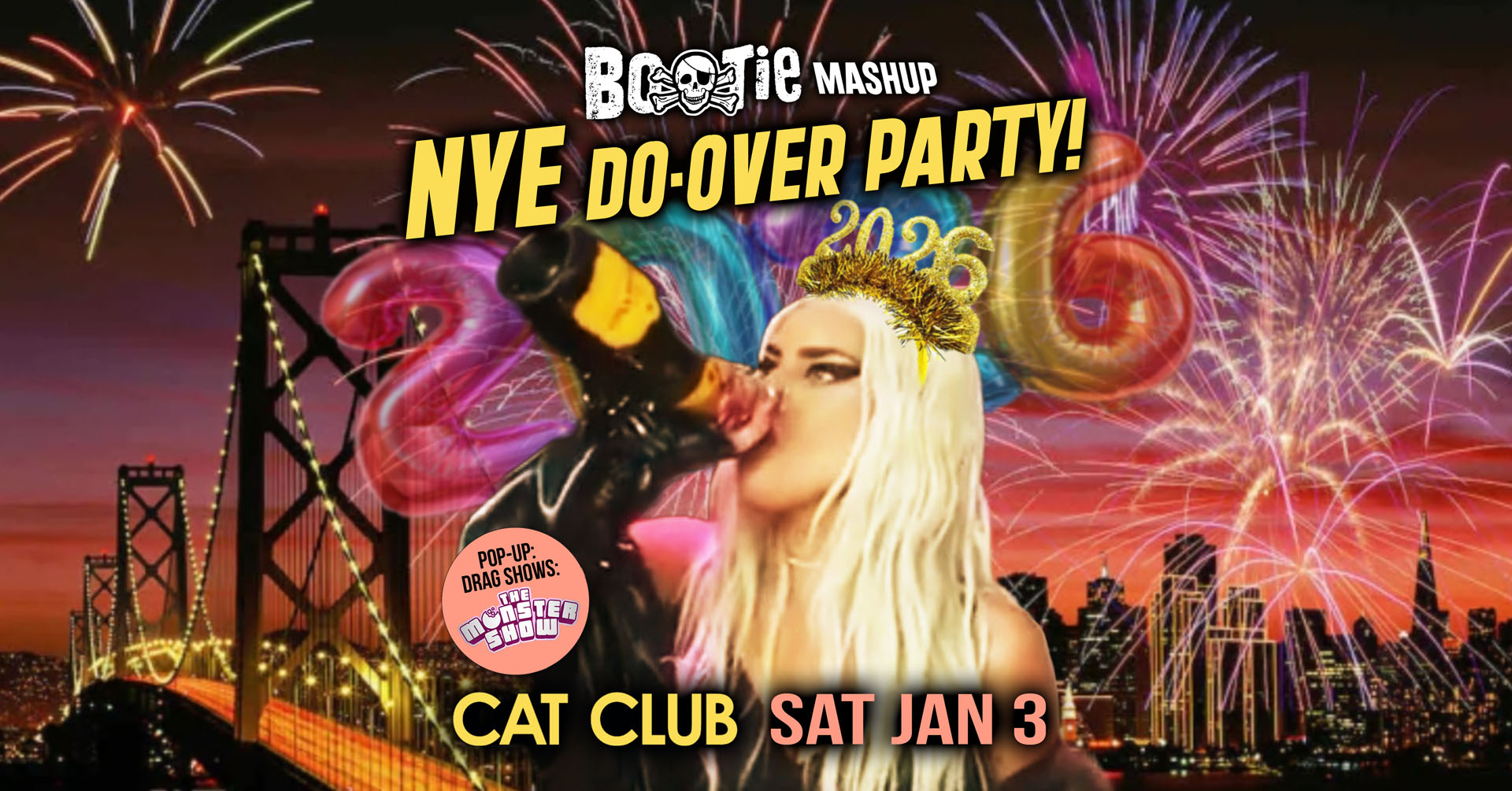 NYE Do-Over Party @ Cat Club - Saturday January 3