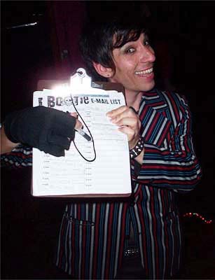 Sign the mailing list!