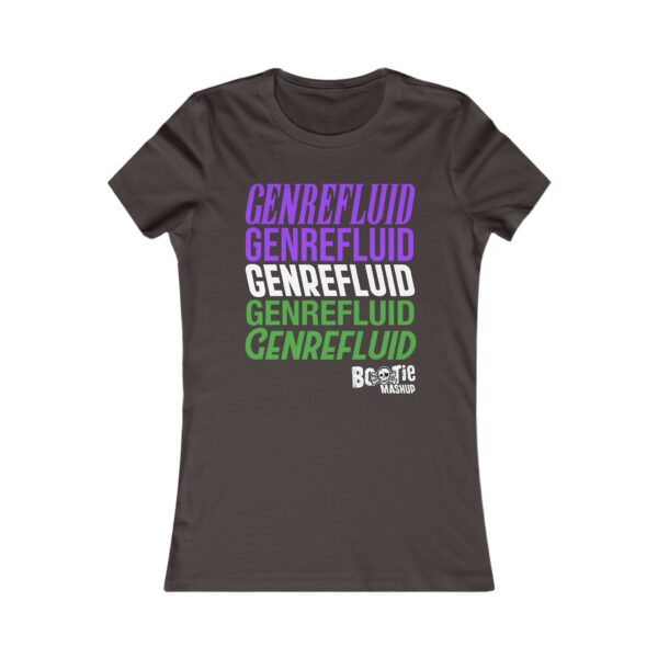 GENREFLUID (Genderqueer Flag) Slim Fit Favorite Tee - Image 5