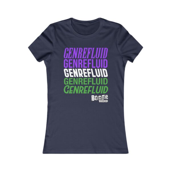 GENREFLUID (Genderqueer Flag) Slim Fit Favorite Tee - Image 9