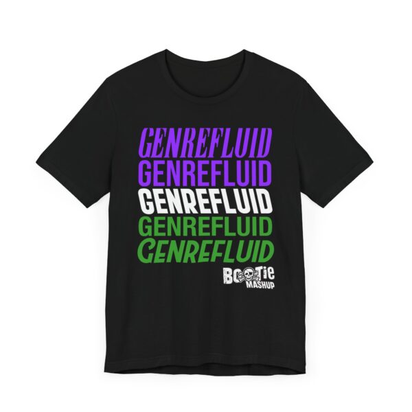 GENREFLUID (Genderqueer flag) Unisex Jersey Short Sleeve Tee - Image 3
