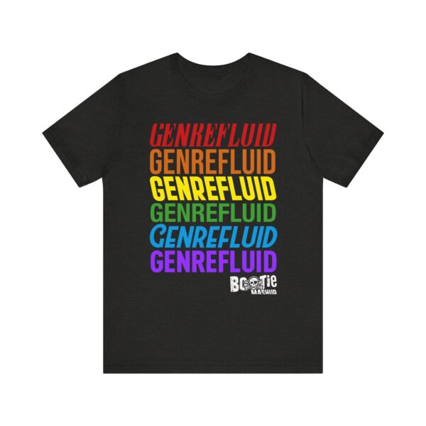 GENREFLUID (PRIDE FLAG) Unisex Jersey Short Sleeve Tee - Image 9