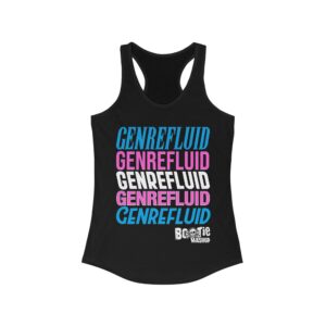 GENREFLUID (Trans Flag) Slim Fit Racerback Tank