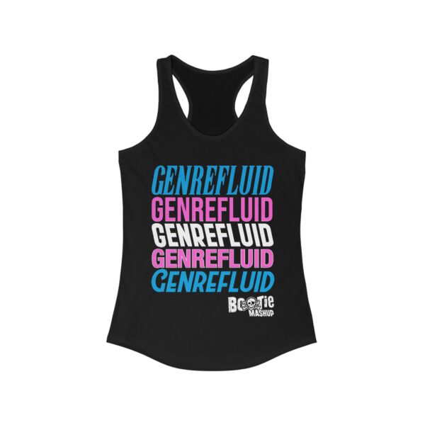GENREFLUID (Trans Flag) Slim Fit Racerback Tank