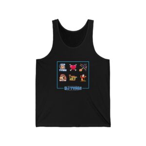 DJ Tyme Emotes – Unisex Jersey Tank
