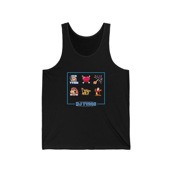 DJ Tyme Emotes – Unisex Jersey Tank
