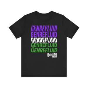 GENREFLUID (Genderqueer flag) Unisex Jersey Short Sleeve Tee