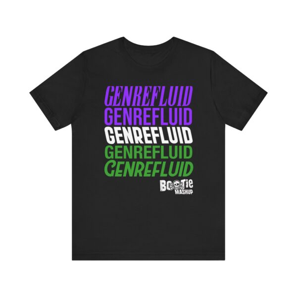 GENREFLUID (Genderqueer flag) Unisex Jersey Short Sleeve Tee