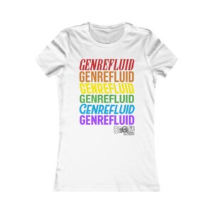 GENREFLUID (Pride Flag) Slim Fit Favorite Tee