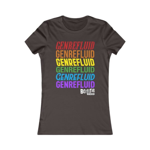 GENREFLUID (Pride Flag) Slim Fit Favorite Tee - Image 3