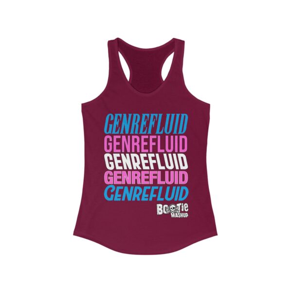 GENREFLUID (Trans Flag) Slim Fit Racerback Tank - Image 11