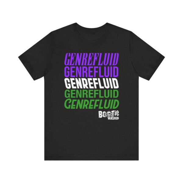 GENREFLUID (Genderqueer flag) Unisex Jersey Short Sleeve Tee - Image 5