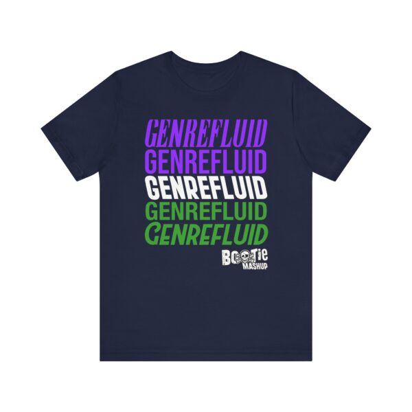 GENREFLUID (Genderqueer flag) Unisex Jersey Short Sleeve Tee - Image 13