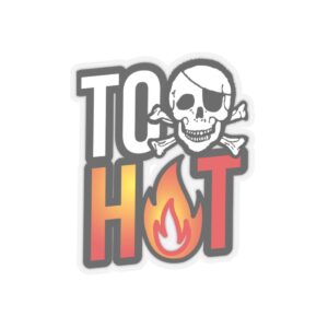 TOO HOT Emote Stickers