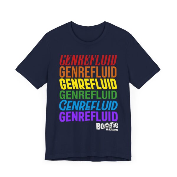 GENREFLUID (PRIDE FLAG) Unisex Jersey Short Sleeve Tee - Image 23