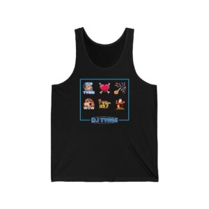 *EU* DJ Tyme Emotes – Unisex Jersey Tank