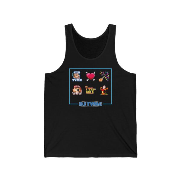 *EU* DJ Tyme Emotes – Unisex Jersey Tank