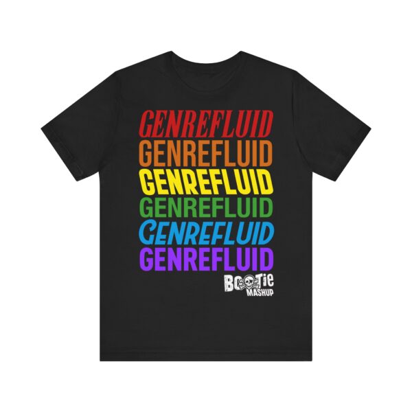 *EU* GENREFLUID (PRIDE FLAG) Unisex Jersey Short Sleeve Tee - Image 5