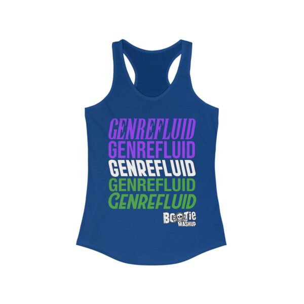 GENREFLUID (Genderqueer Flag) Slim Fit Racerback Tank - Image 7