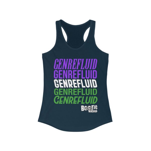 GENREFLUID (Genderqueer Flag) Slim Fit Racerback Tank - Image 9
