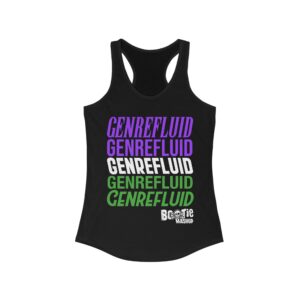 GENREFLUID (Genderqueer Flag) Slim Fit Racerback Tank