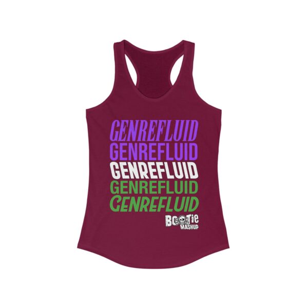 GENREFLUID (Genderqueer Flag) Slim Fit Racerback Tank - Image 11