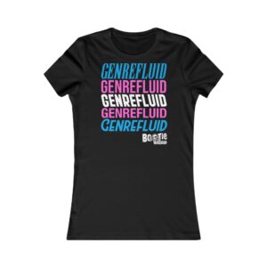 *EU* GENREFLUID (Trans Flag) Slim Fit Favorite Tee