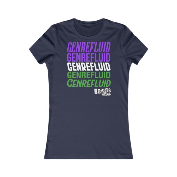 *EU* GENREFLUID (Genderqueer Flag) Slim Fit Favorite Tee - Image 5