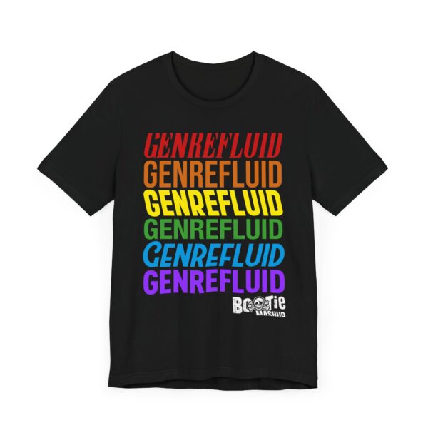 GENREFLUID (PRIDE FLAG) Unisex Jersey Short Sleeve Tee - Image 7