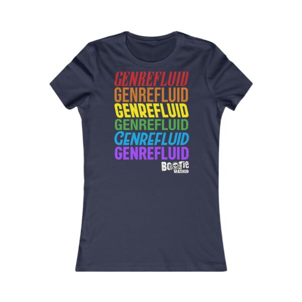 *EU* GENREFLUID (Pride Flag) Slim Fit Favorite Tee - Image 5